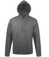 47101 Unisex Snake Hooded Sweatshirt Charcoal Marl colour image